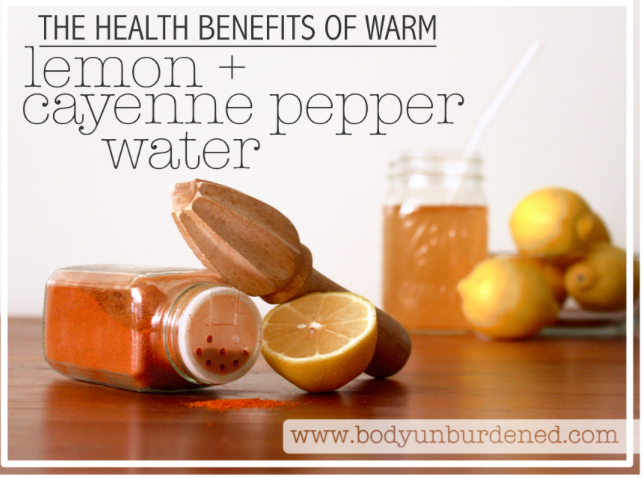The health benefits of warm lemon and cayenne pepper water