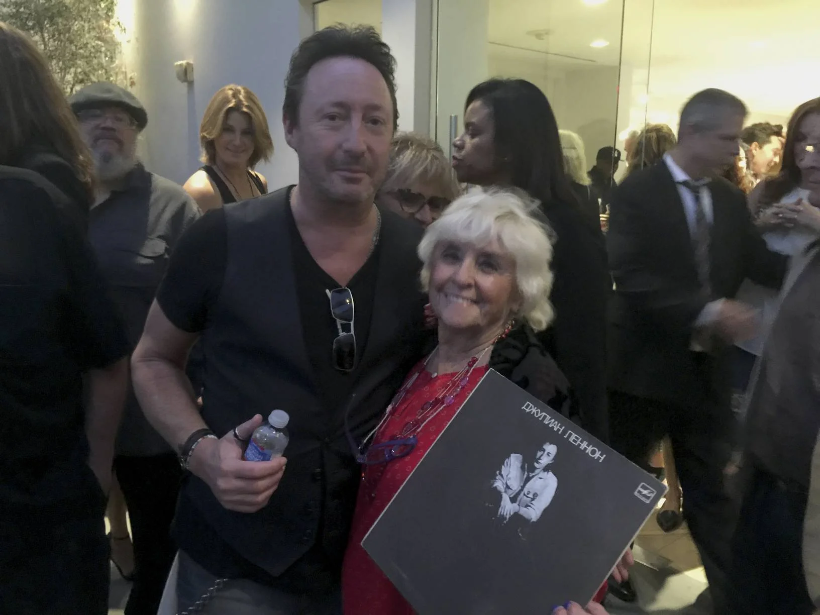 Julian Lennon and Angie McCartney