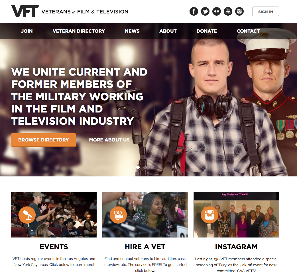 Veterans In Film and Television