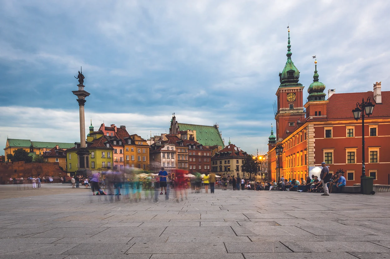 Warschau und Łódź