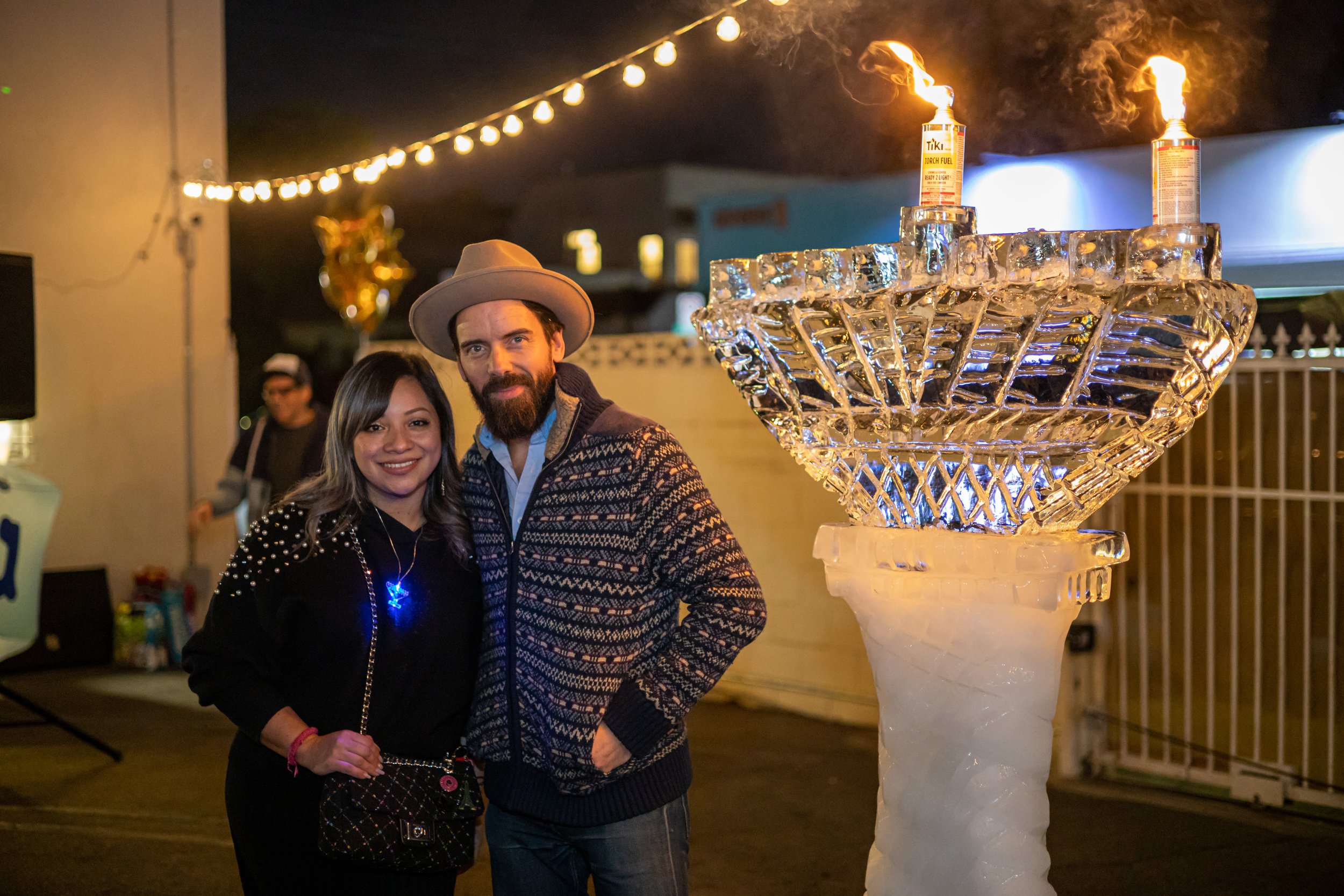 Chanukah Lighting Candles At Melrose LA 2022-131.jpg