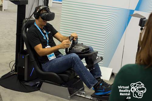 HTC Vive Race Car Simulator Rental
