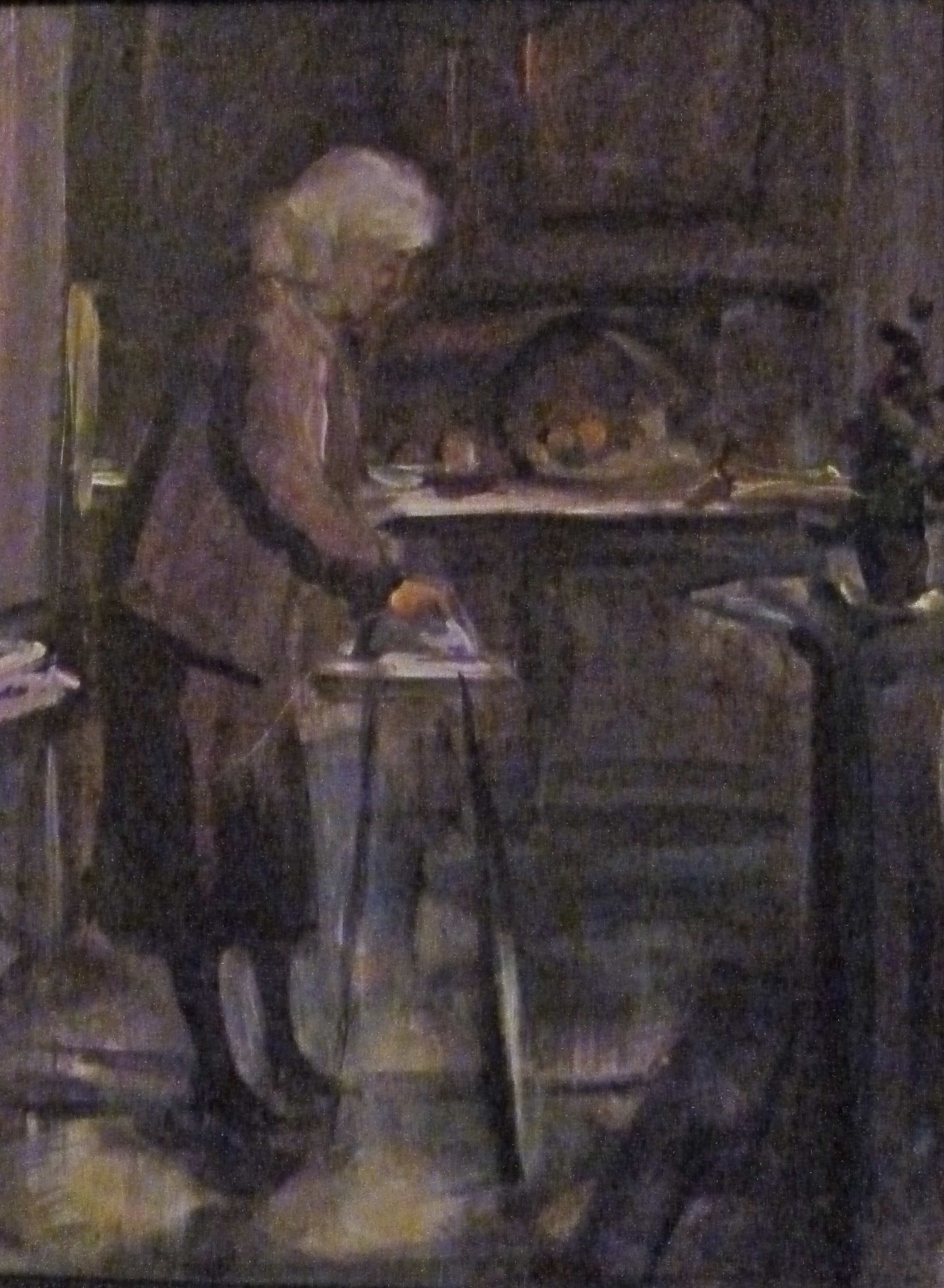 Mary ironing