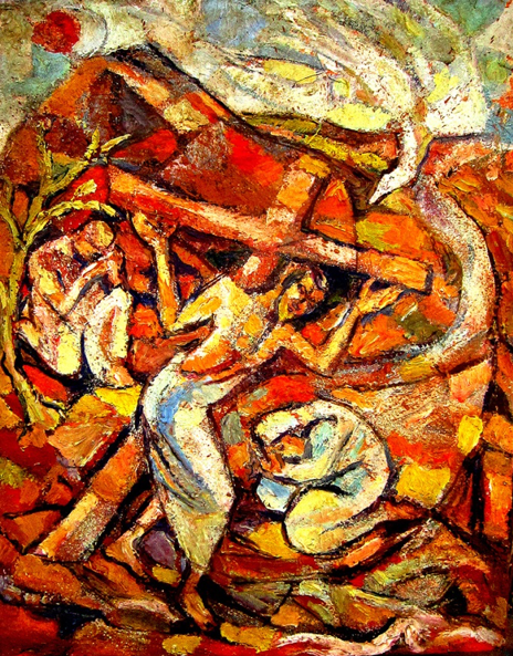 Jyoti Sahi (Indian, 1944–), Way of the Cross , 2009.