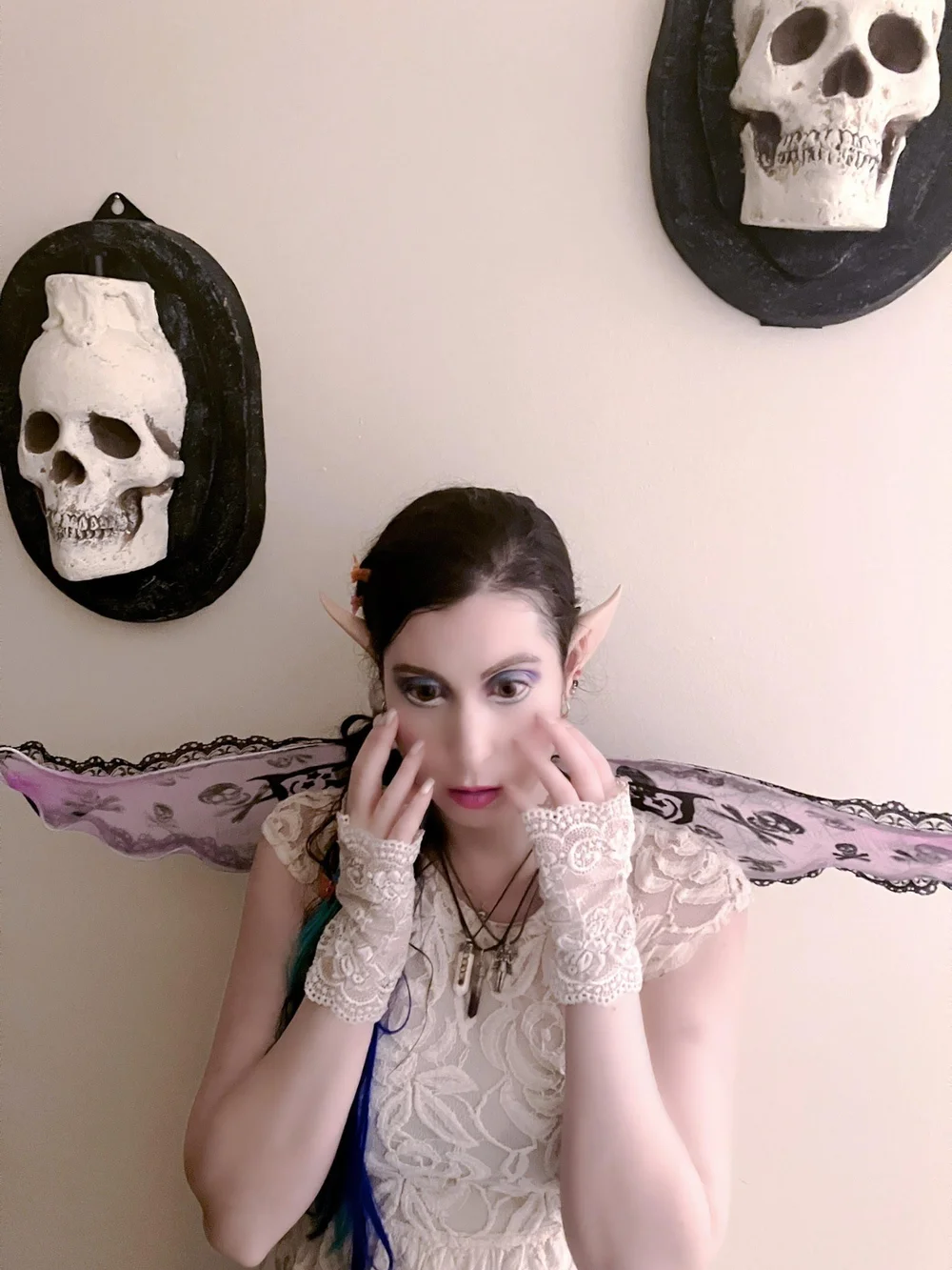   Danielle Graves  AKA The Living Gothic Doll is famous for her uncanny resemblance to a Doll also a Model and Actress in the horror industry. Instagram is living_gothic_doll 