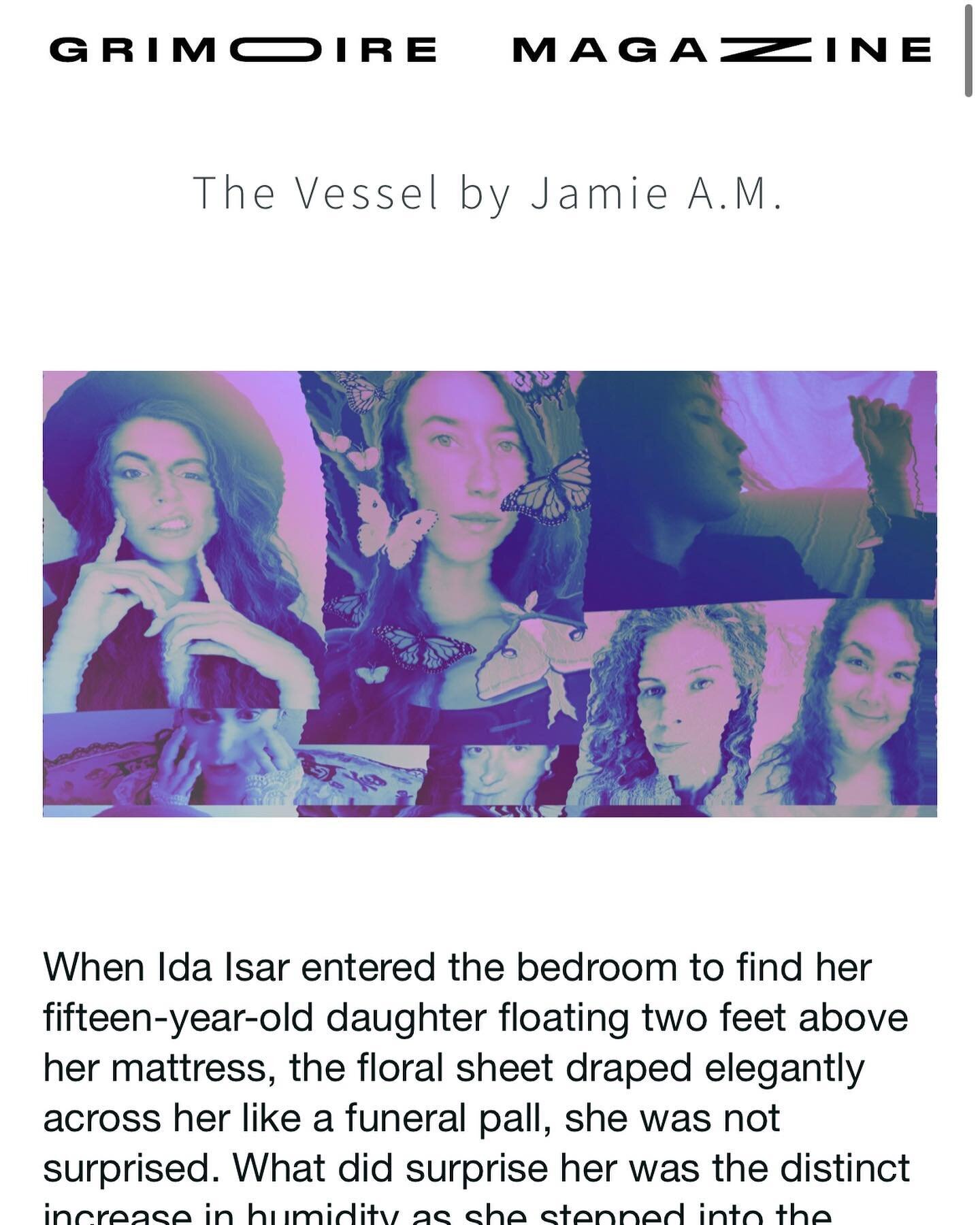 Jamie A.M.&rsquo;s (@countryfriedhex) short story &ldquo;The Vessel&rdquo; casts us under an eco-gothic spell: young girls whose truth form is to evaporate into water and root themselves to the earth. Read the full story by following the link in our 