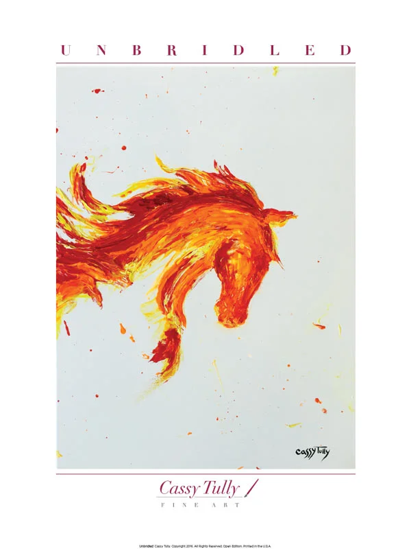 Unbridled horse Cassy Tully equine art