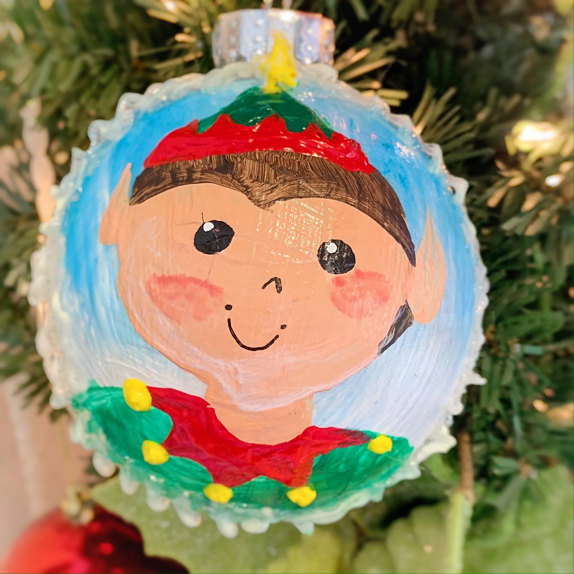 Cassy Tully elf ornament 2020