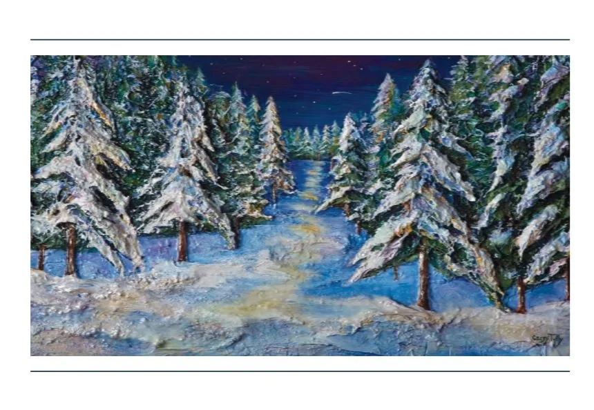 Cassy Tully Enchantment Note Card - Holiday Winter Christmas Art Greeting Cards