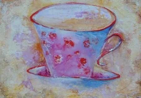 Coffee Thoughts Inspiration Sip By Sip book cover artist Cassy Tully author Elise Cantrell