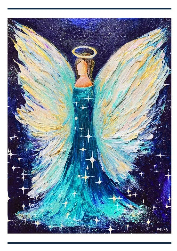 Cassy Tully Angel Note Card Guardian angels artwork