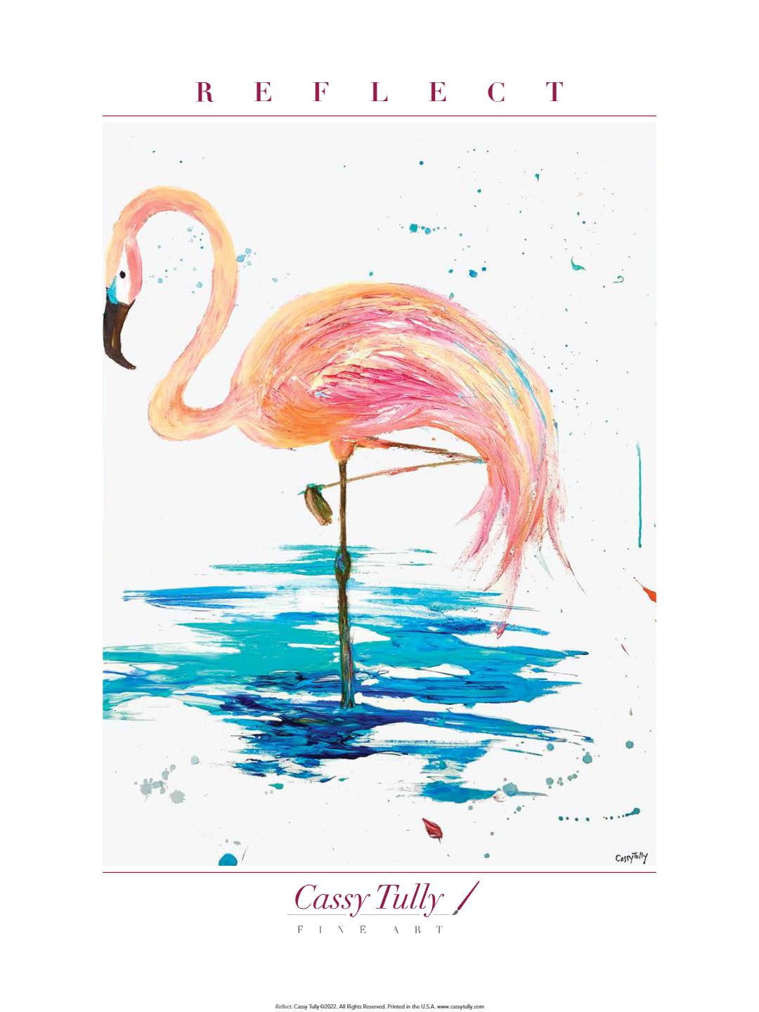 Flamingo Cassy Tully tropical Prints on paper or canvas