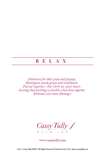 Relax Flamingo Note Card_Cassy Tully_Back.jpg
