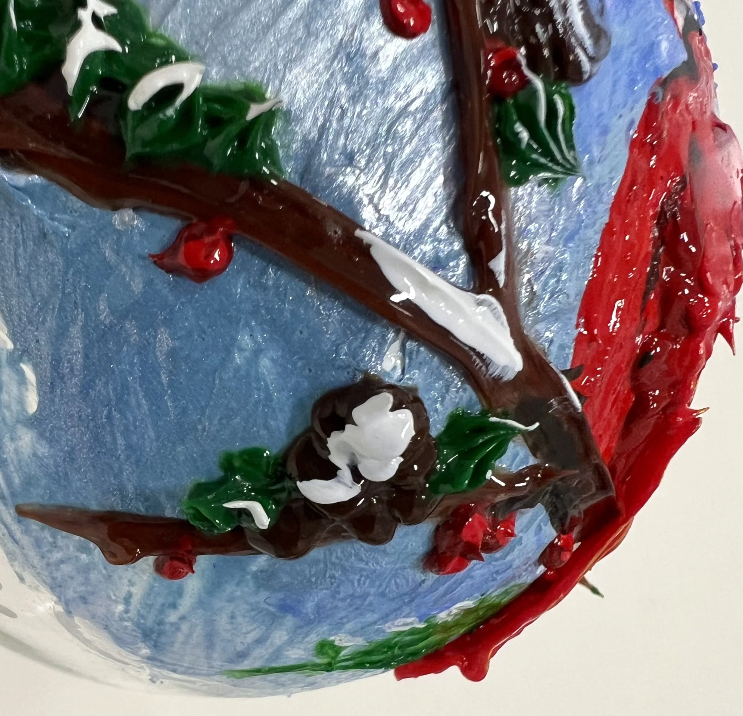 Cassy Tully - Cardinal Ornament 2023_Front Left Detail.jpg