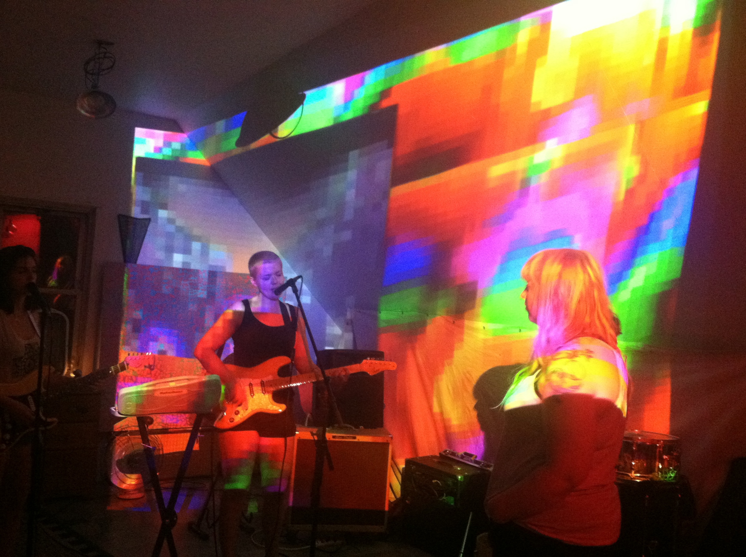  Live Visuals for Pony Farm  House show //&nbsp;Detroit MI //&nbsp;July 2015    