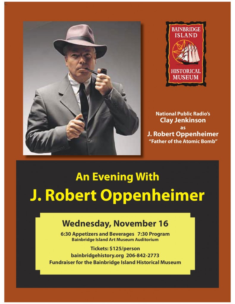 Flyer from Bainbridge Island Historical Museum .