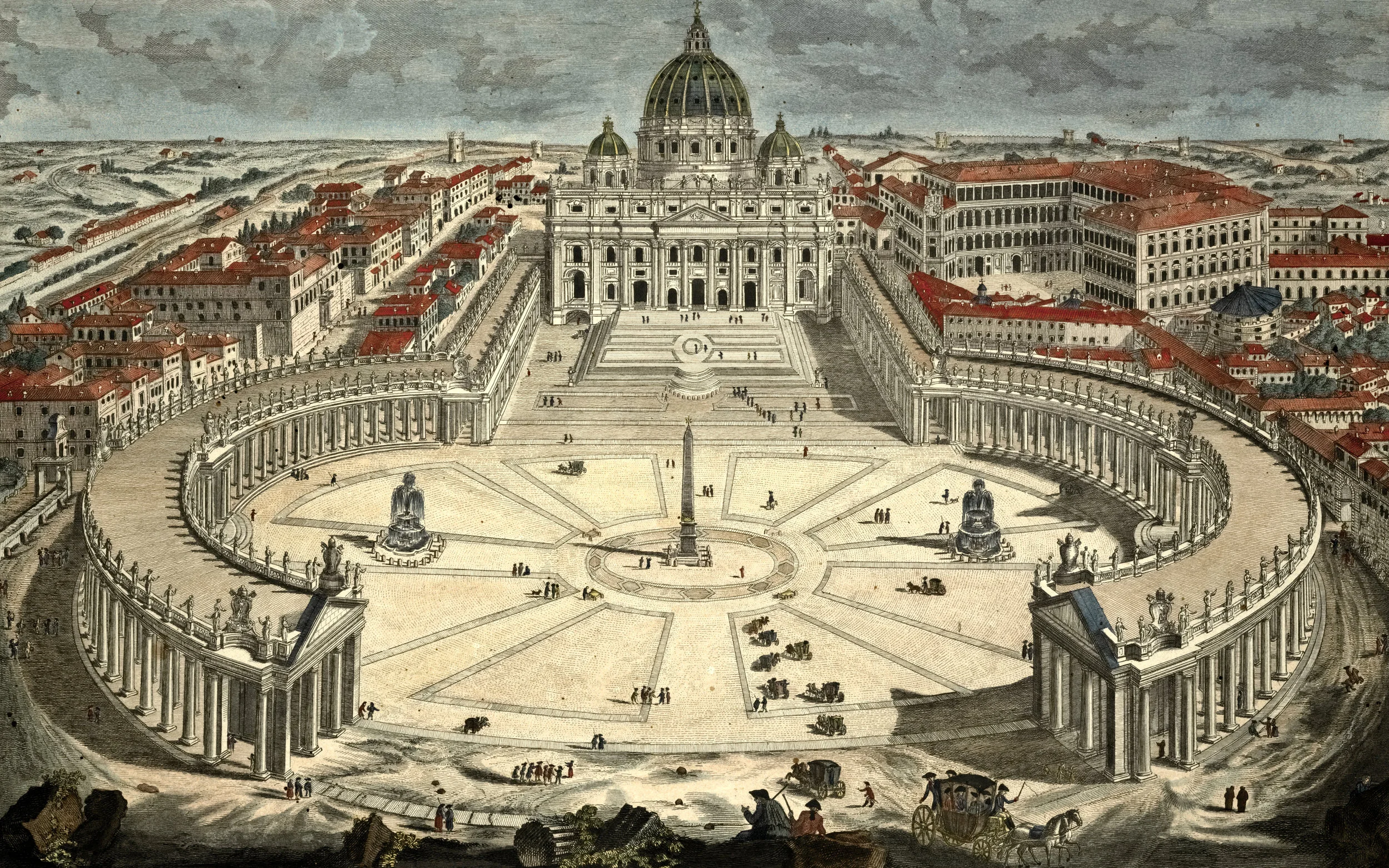 Easter in the Rain at St. Peter's Square