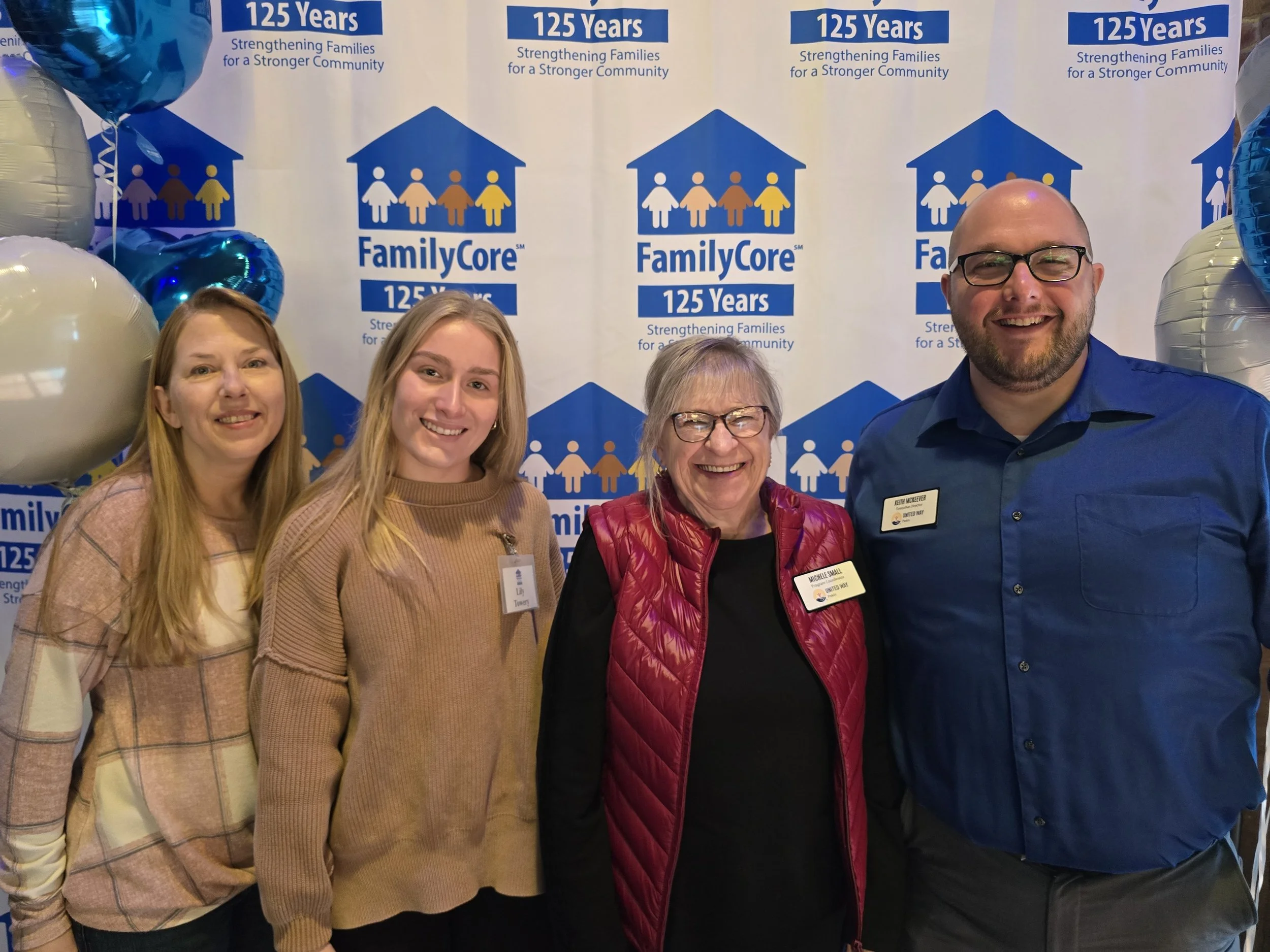 Staff attending the Family Core 125th Annual Meeting