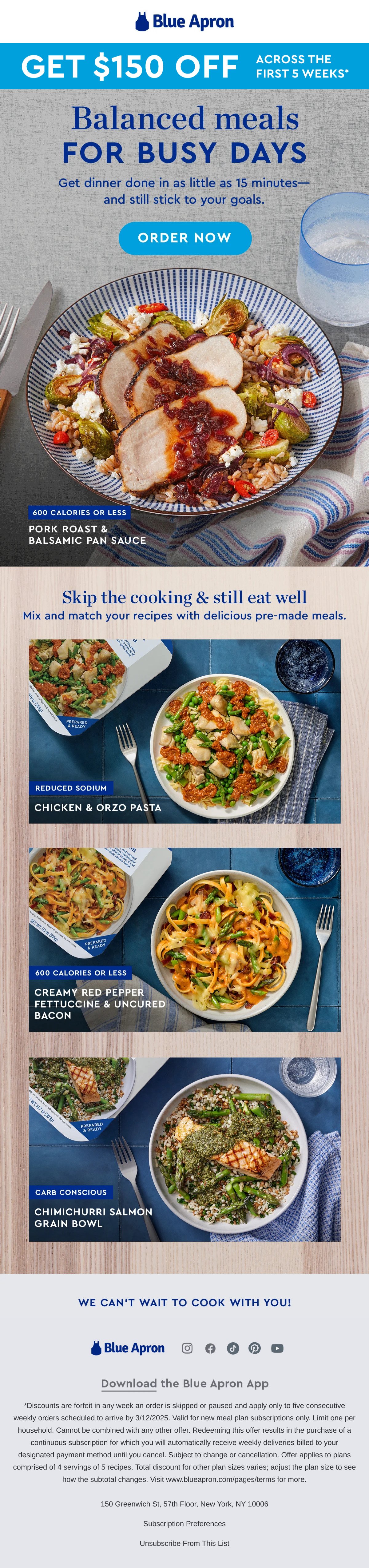 Blue Apron - 2025-01-22 - Have the best of both worlds + Get $150 OFF!.jpg