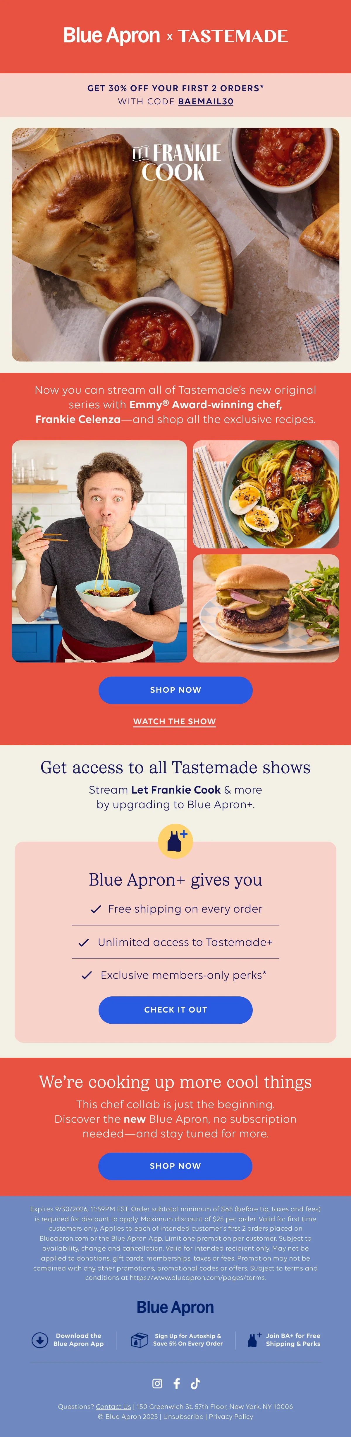 Blue Apron - 2025-09-22 - Stream it. Cook it. Get 30% OFF..jpg
