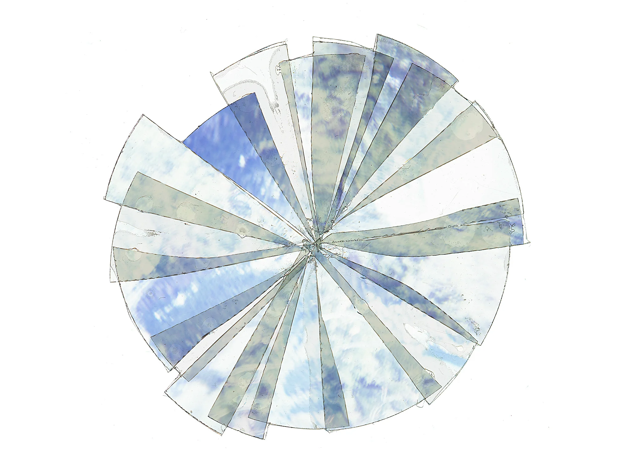 RADIANCE 4 • 48" x 48" (122cm x 122cm) • C-print from color transparency composition