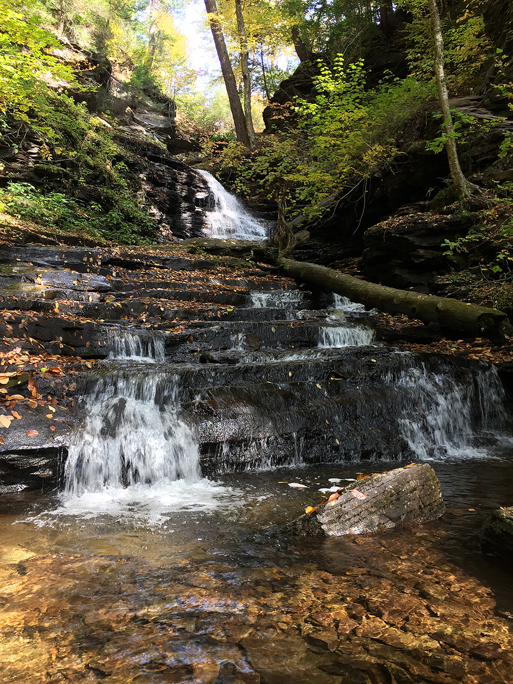 Huron waterfall, 41'.
