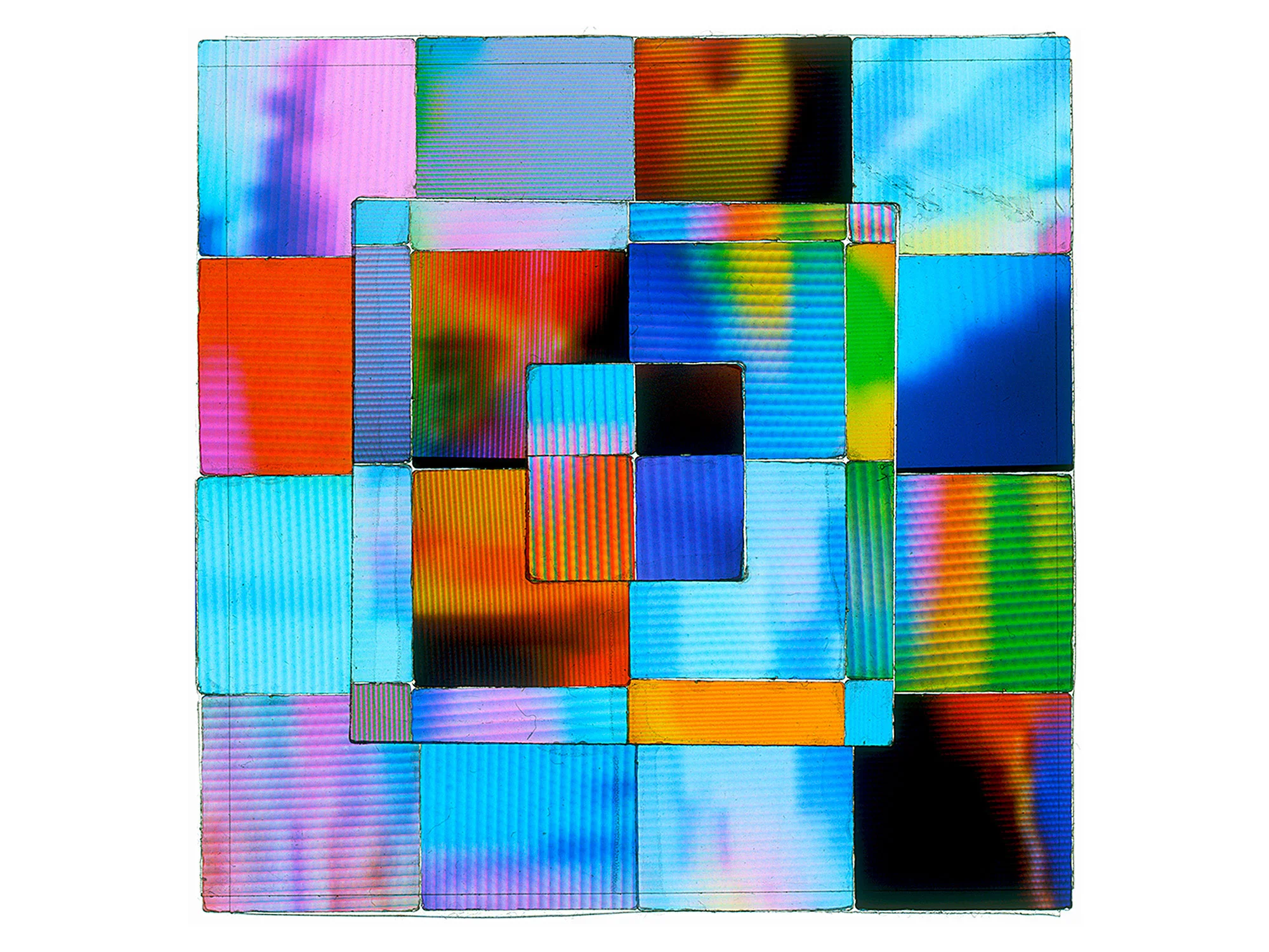 Color Zen 9 • 36"x36" [92cm x 92cm] • C-print from color transparency composition