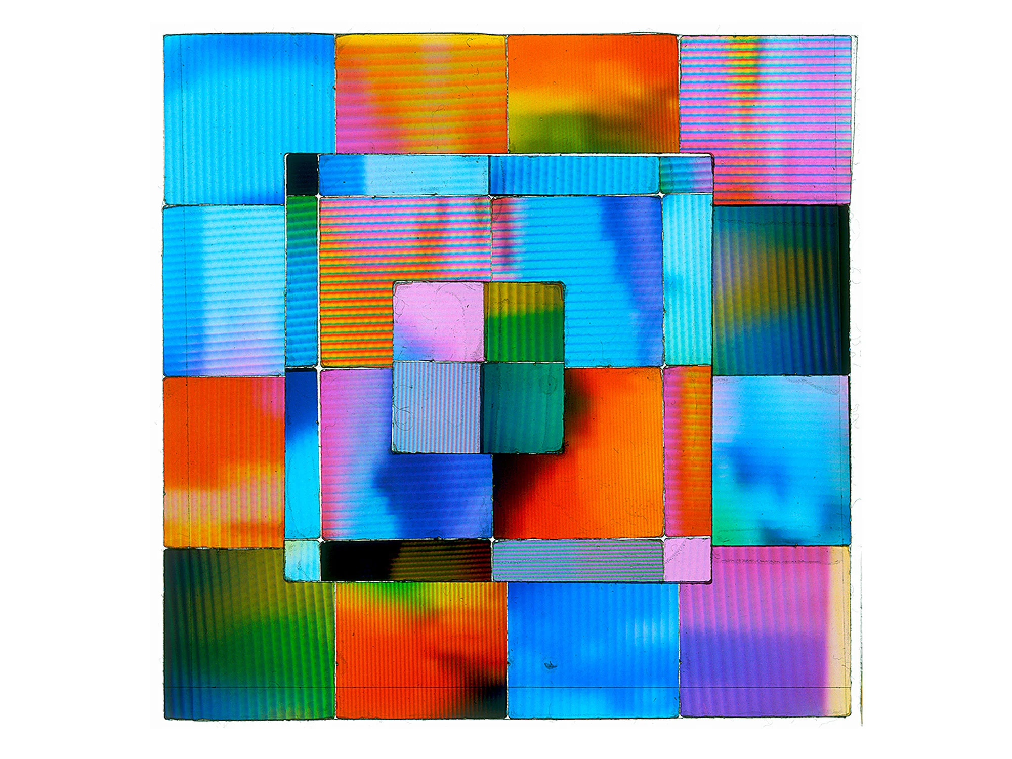 Color Zen 7 • 36"x36" [92cm x 92cm] • C-print from color transparency composition