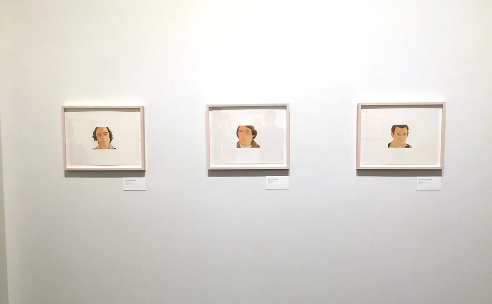 3 from the Face of The Poet series , Silkscreen, 1978