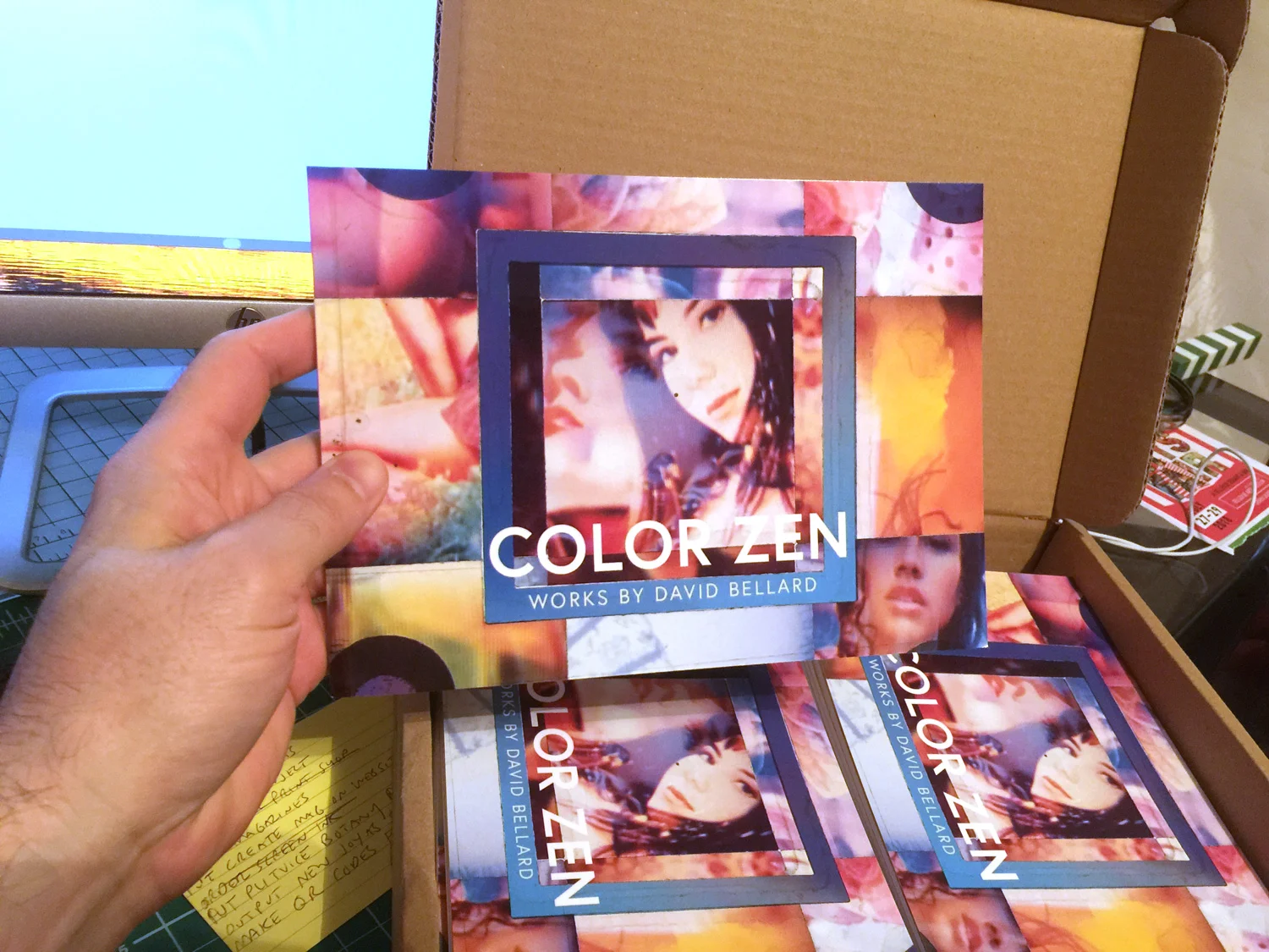 In June I printed a bunch of new catalogs of work to send out to galleries, art consultants and interior designers, including the Color Zen series and a collection of my landscape work. I’ll be putting these catalogs for sale in my Etsy store soon.