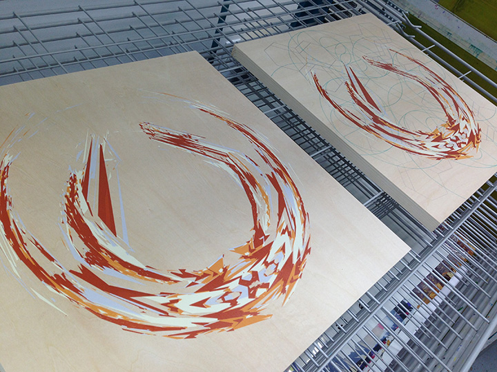 Printing “Psychedelic Zoology 4”