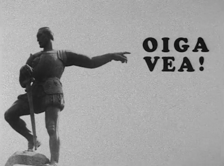  Title card from the 1971 film Oiga Vea! 