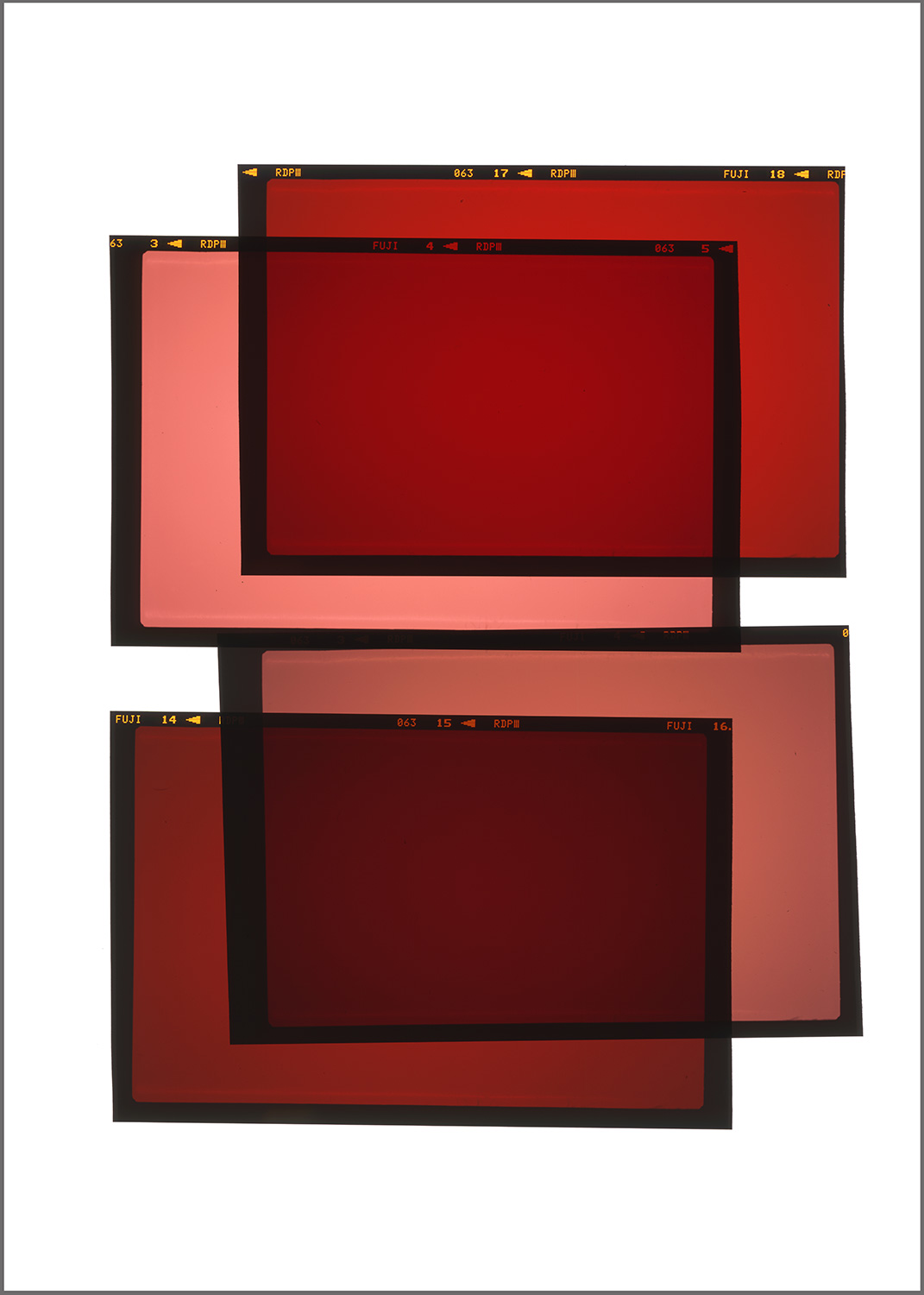 COLOR FILMS 11, TRANSPARENCY FILM PRINT, 28”x20” - 2019