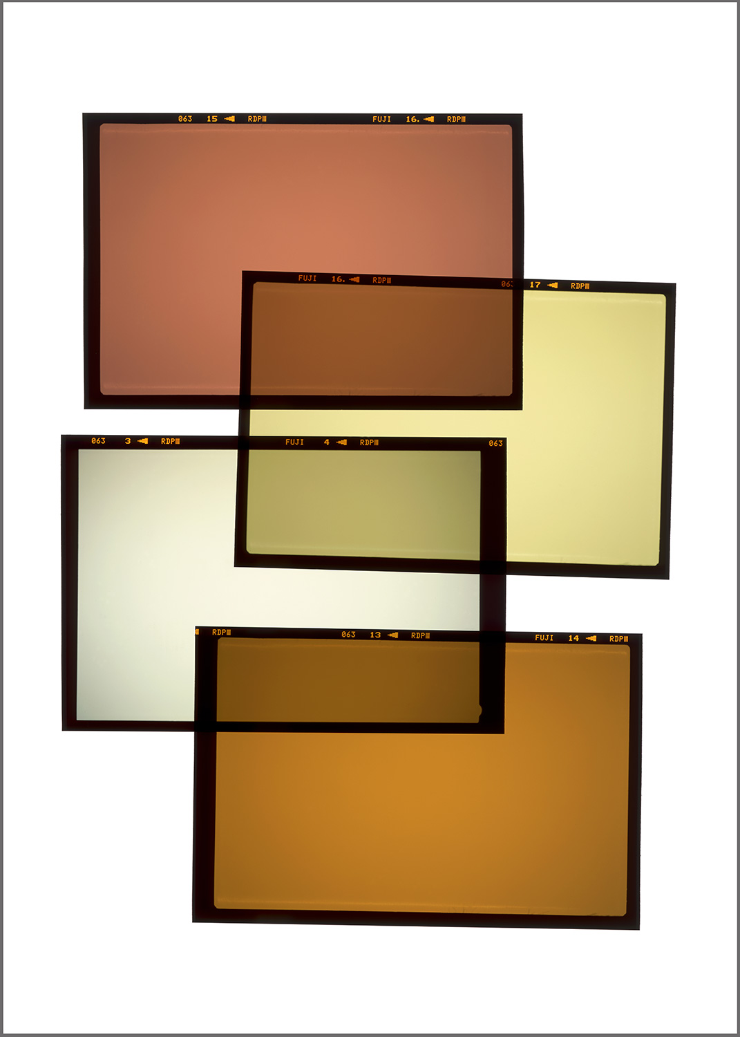 COLOR FILMS 12, TRANSPARENCY FILM PRINT, 28”x20” - 2019
