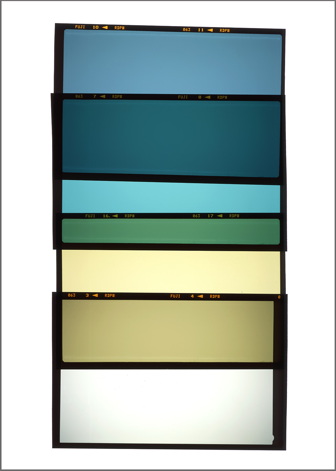 COLOR FILMS 14, TRANSPARENCY FILM PRINT, 28”x20” - 2019