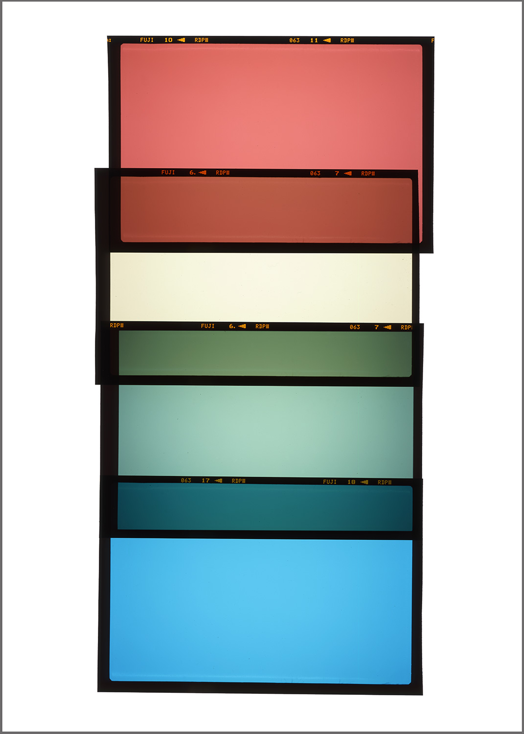 COLOR FILMS 16, TRANSPARENCY FILM PRINT, 28”x20” - 2019