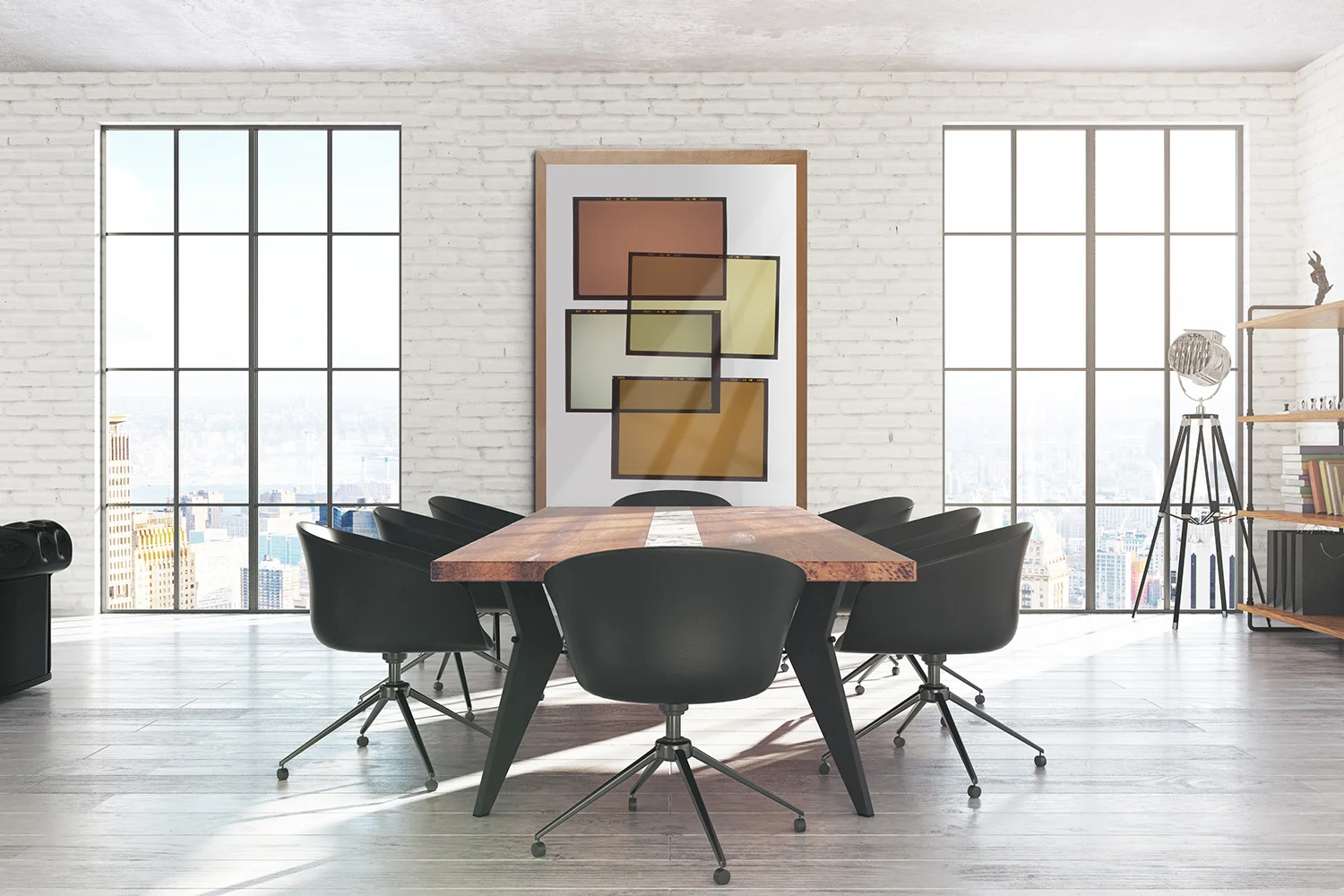 COLOR FILMS 12, PICTURED 42”x30” FRAMED