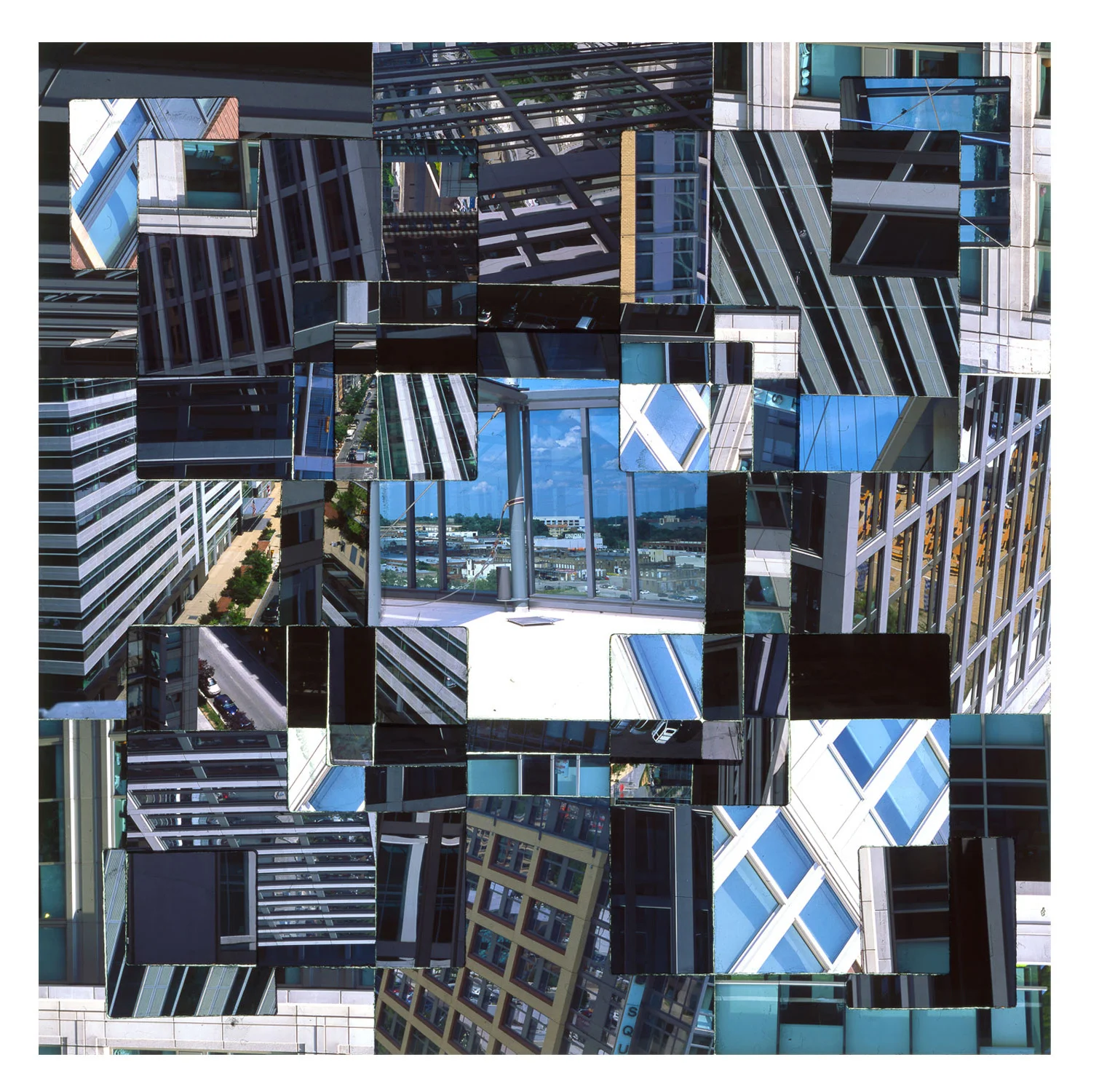 MASSING 4, ACRYLIC MOUNTED PRINT FROM RANSPARENCY FILM - 24”x24” - 2015