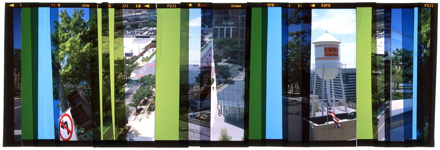 WASHINGTON DC: CITY PORTRAIT 4 ACRYLIC MOUNTED PRINT FROM TRANSPARENCY FILM - 24”x 66” - 2015