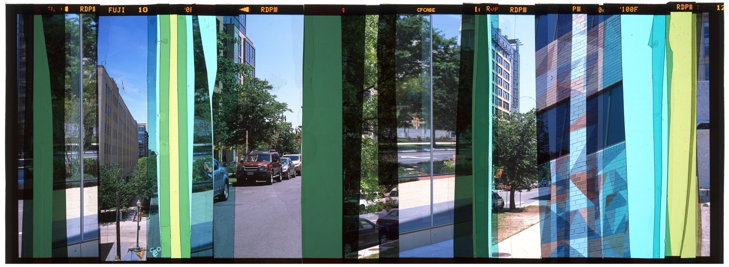 WASHINGTON DC: CITY PORTRAIT 7, ACRYLIC MOUNTED PRINT FROM TRANSPARENCY FILM - 24”x 63” - 2015