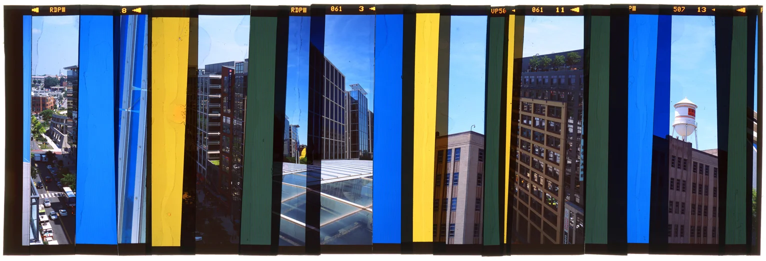 WASHINGTON DC: CITY PORTRAIT 9, ACRYLIC MOUNTED PRINT FROM TRANSPARENCY FILM - 24”x 70” - 2015