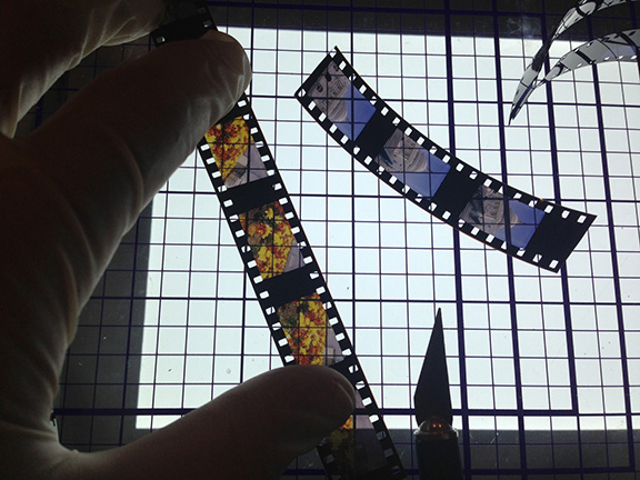 Film pieces used in the WASHINGTON CUTUP series.