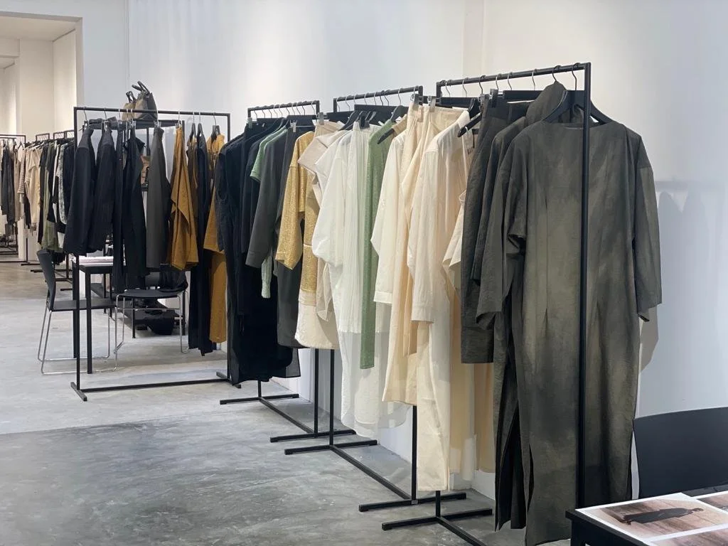 Collection development, merchandising, color-story, fashion week, showroom