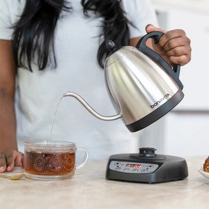1.0L Small Electric Kettle Goose Neck Water Boiler Coffee Kettle