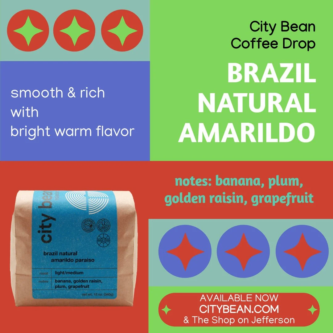 New this week at CB - fresh brazil natural... link in bio!