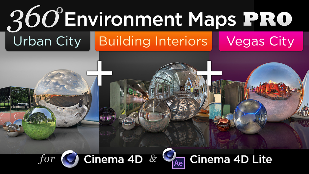 360° Environment Maps Pro for Cinema 4D: ULTRA Bundle