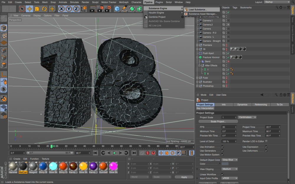   1)  Go to  Pipeline &gt; Substance Engine &gt; Load Substance  to start the process 