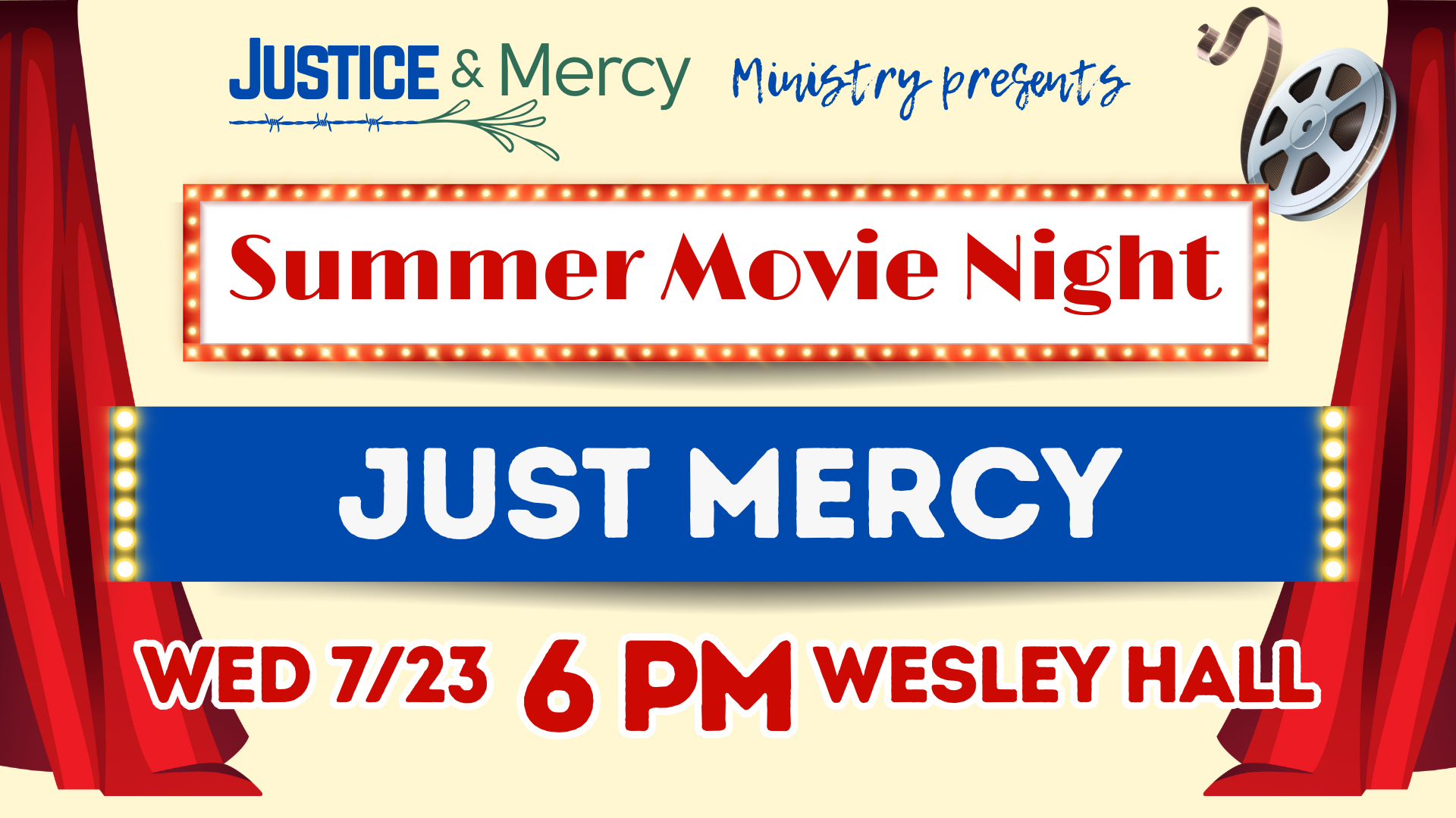Justice & Mercy Hosts Movie Night