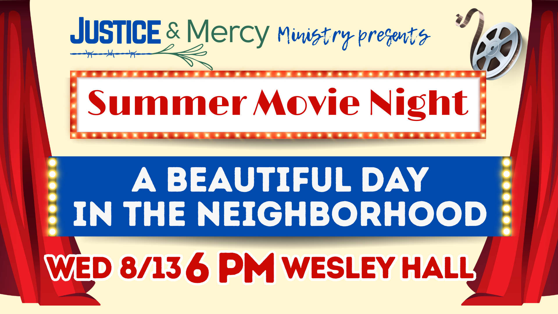 Justice and Mercy Movie Night