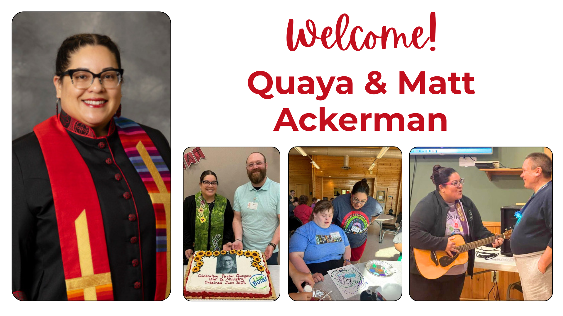 Welcome Pastor Ackerman